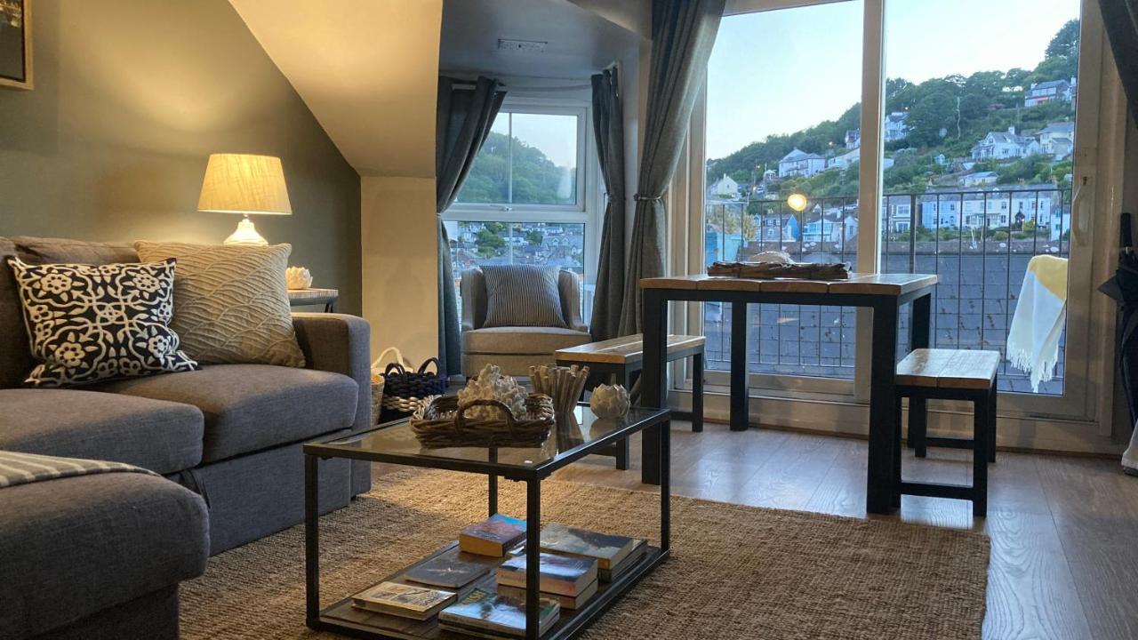 Looe With A View - Entire Apartment With Free Allocated Parking Extérieur photo